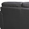 Armen Living Bergen 87" Pewter Genuine Leather Square Arm Sofa LCBE3PW - alternate 8